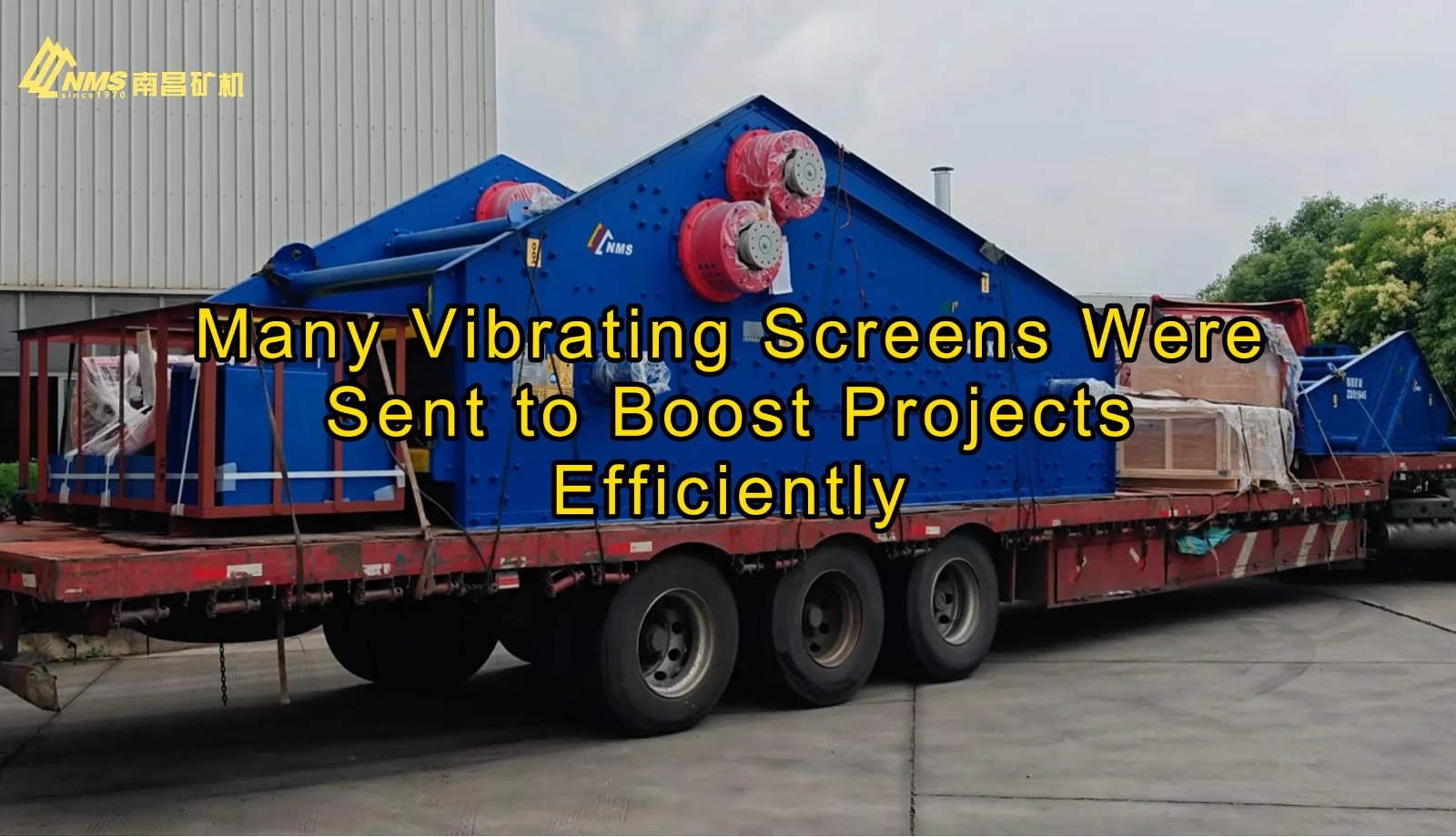 Many Vibrating Screens Were Sent to Boost Projects Efficiently