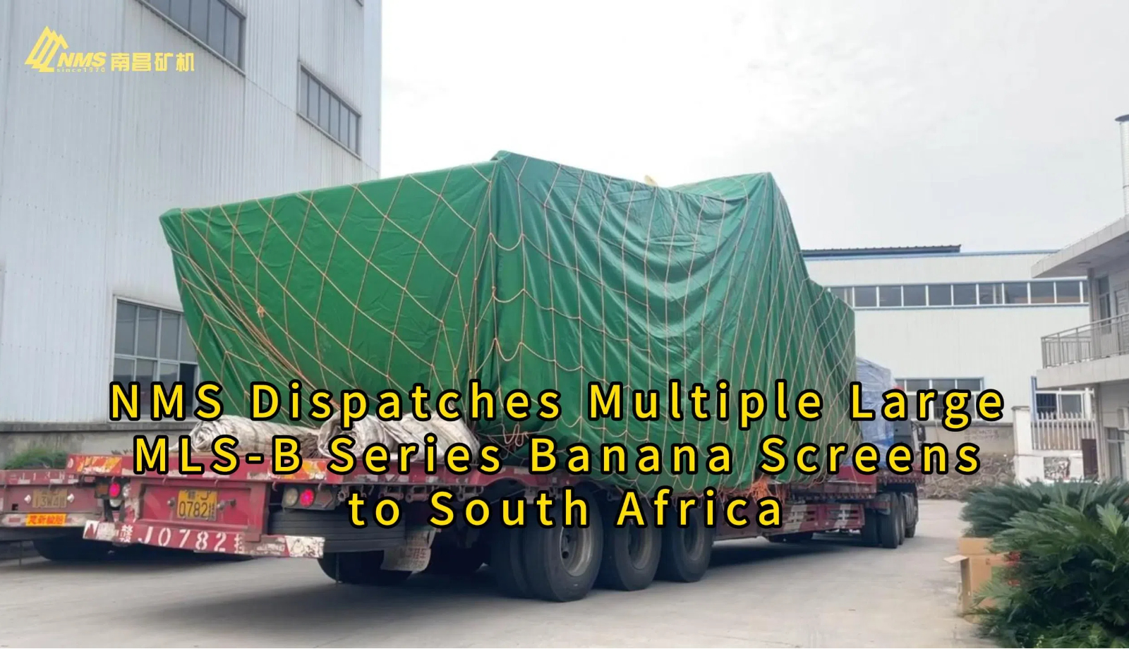 NMS Dispatches Multiple Large MLS-B Series Banana Screens to South Africa