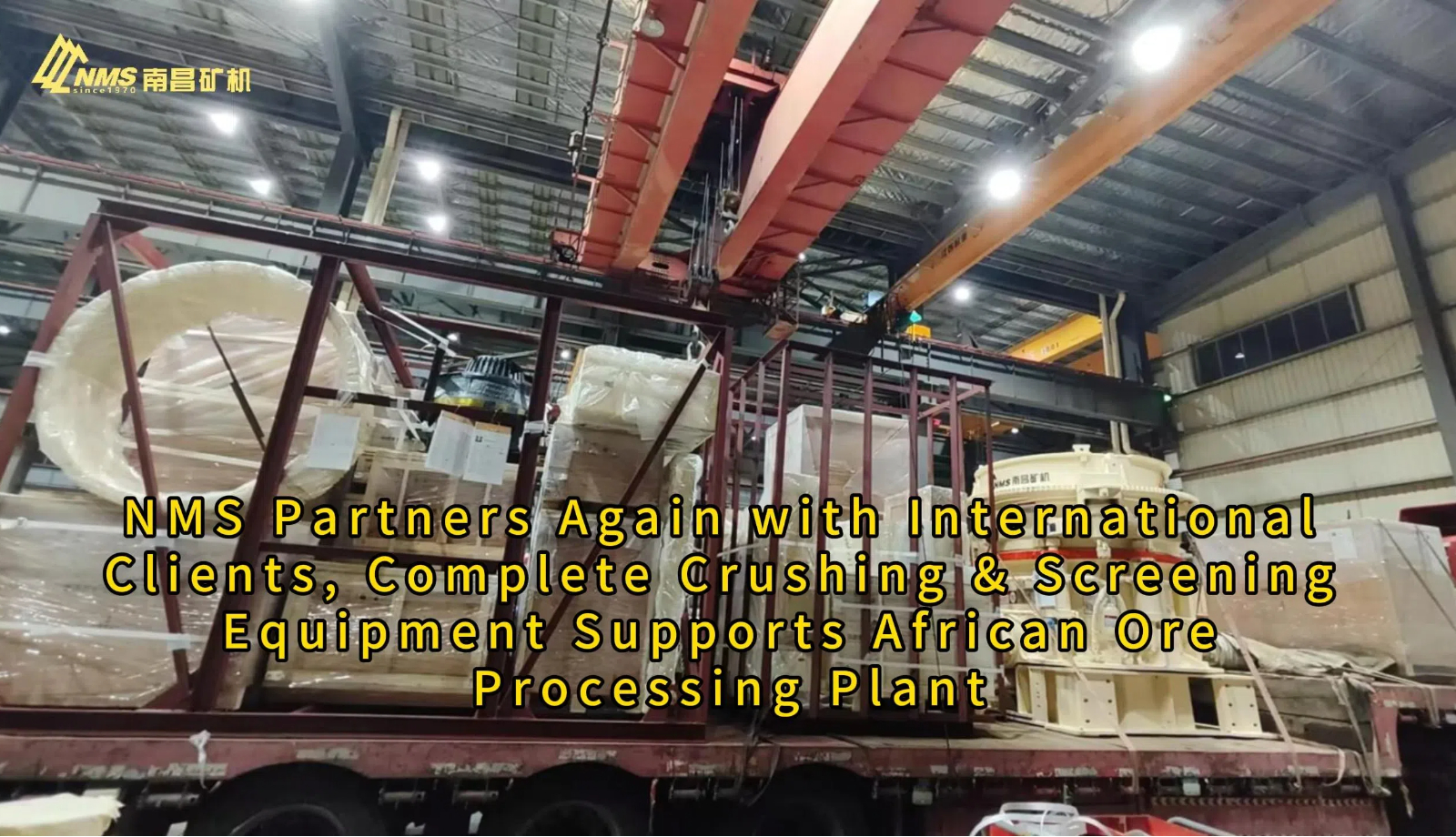 NMS Partners Again with International Clients, Complete Crushing & Screening Equipment Supports African Ore Processing Plant