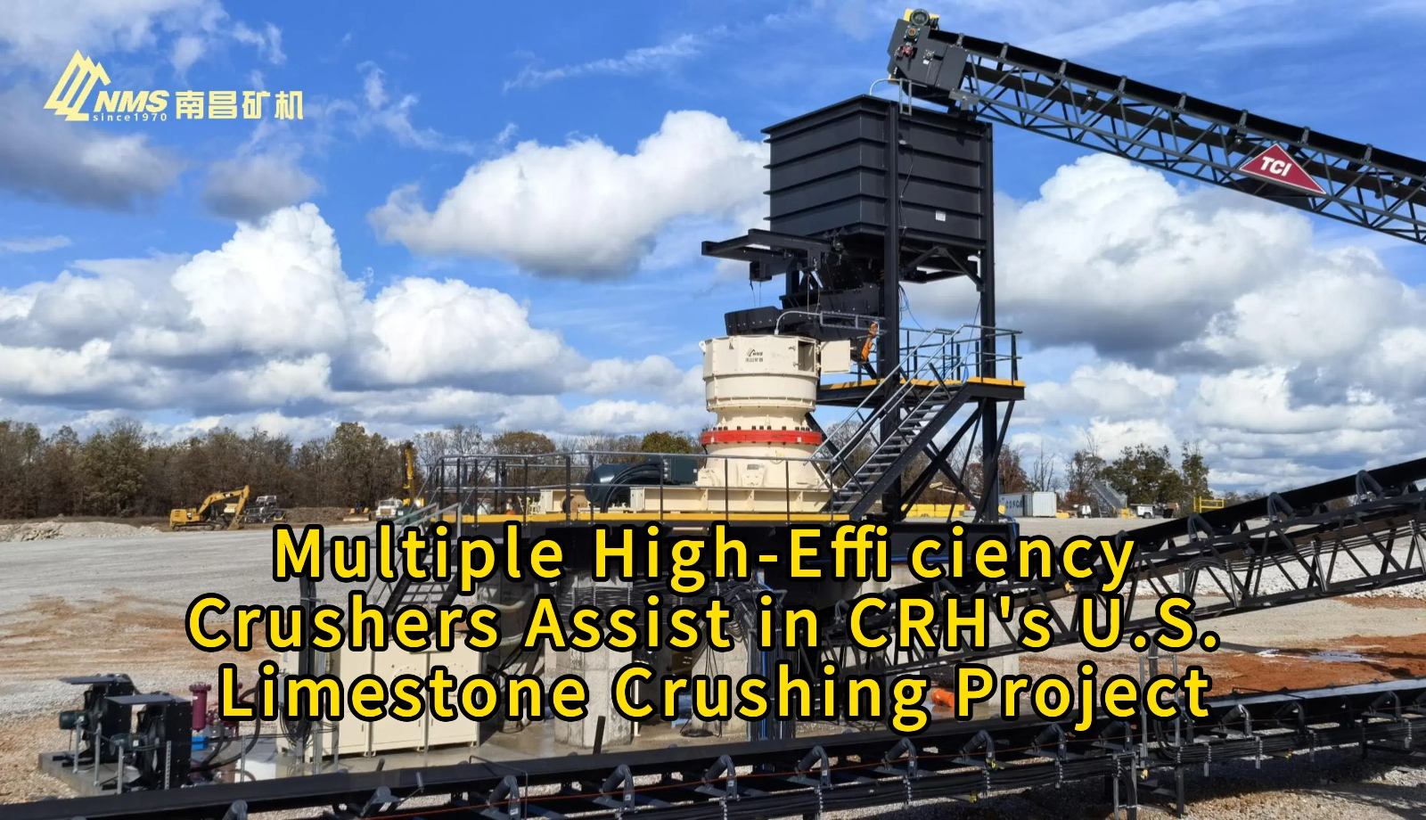 Multiple High-Efficiency Crushers Assist in CRH's U.S. Limestone Crushing Project